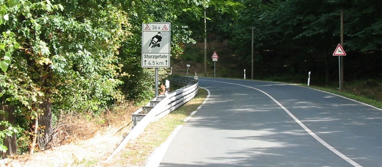 Kurvenfahren pur